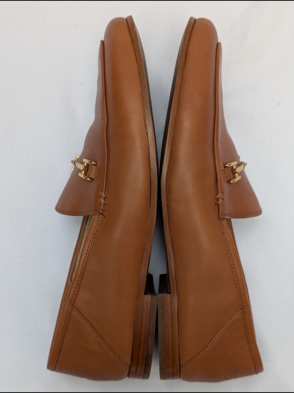 Sam Edelman Loraine Brown Leather Horsebit Loafers 9.5 - Picture 8 of 12